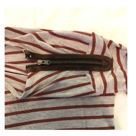 Club Monaco Stripe Top - Picture 2 of 3